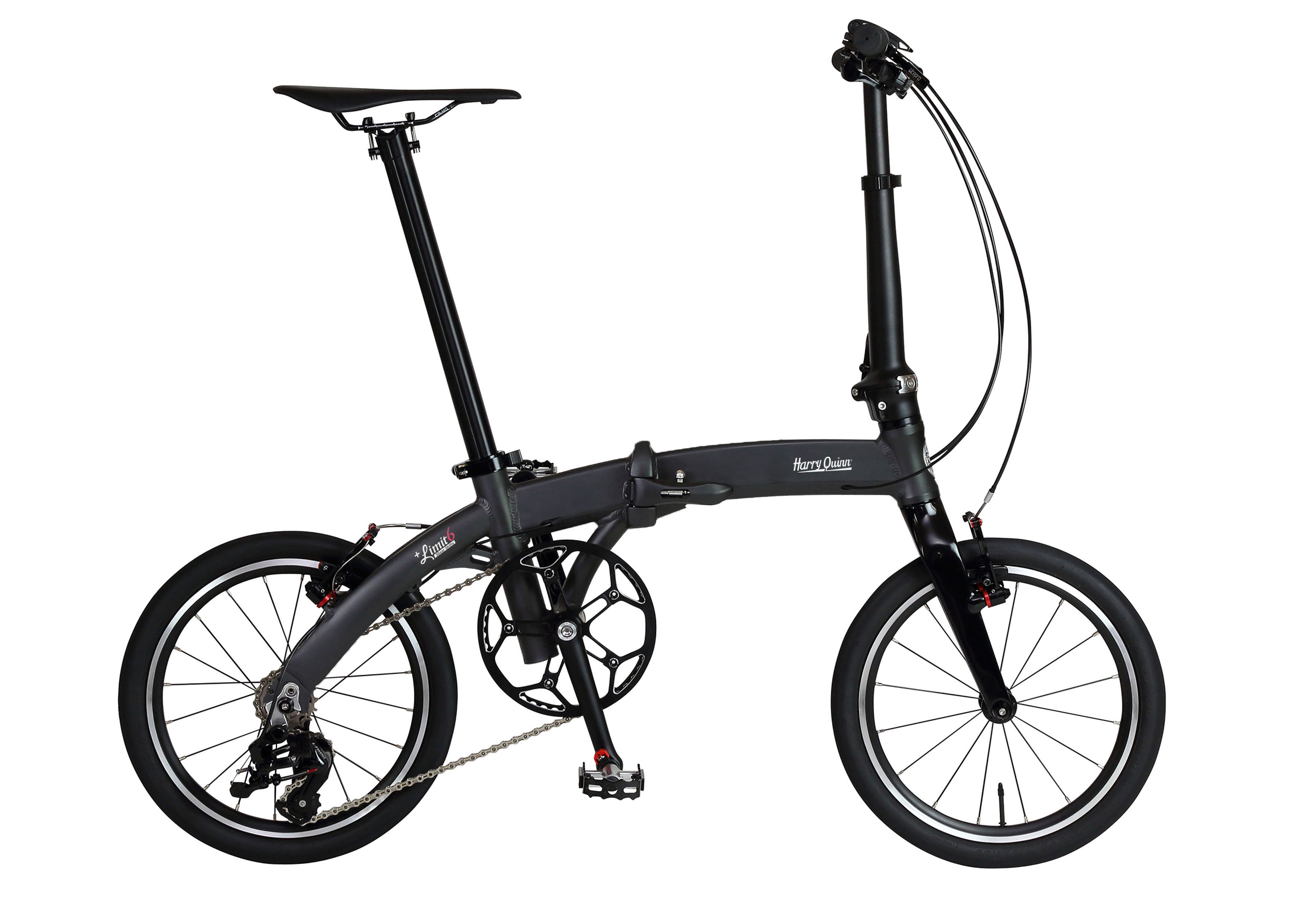 素材と構造で軽さをつくる”折りたたみ自転車 HARRY QUINN「+Limit5