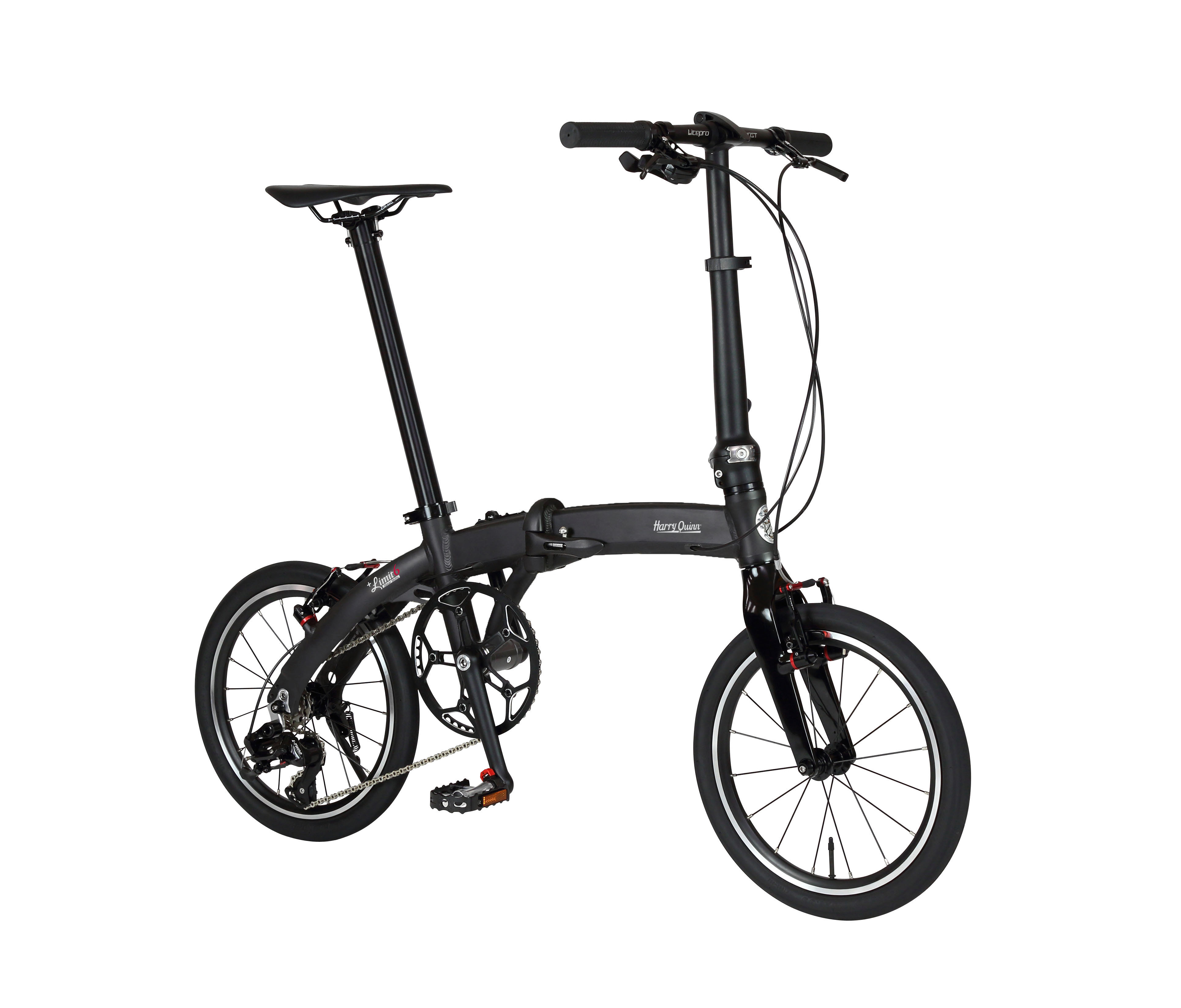 素材と構造で軽さをつくる”折りたたみ自転車 HARRY QUINN「+Limit5