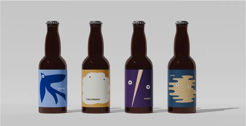 4種ビール「空を飲む。海を飲む」1