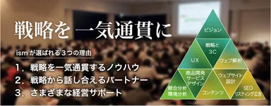 「ism」が選ばれる3つの理由