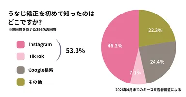 調査結果：うなじ矯正を初めて知ったのはどこですか？