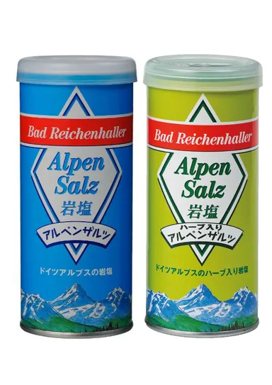アルペンザルツとハーブ入りアルペンザルツ
