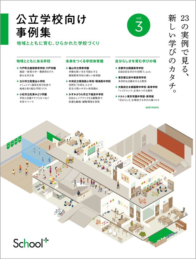 コトブキシーティング、小中高校の最新施設事例23件を収録した
パンフレット『公立学校向け事例集vol.3』を
2026年4月30日に発行、EDIX東京2026で配布へ