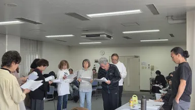 「葉ごろも」稽古中(2026.3)