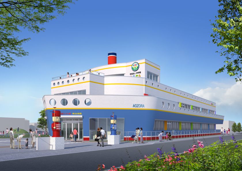 人生のスタートを最高にする場所！
苫小牧の青空幼稚園、船型の新園舎へ全面リニューアル
