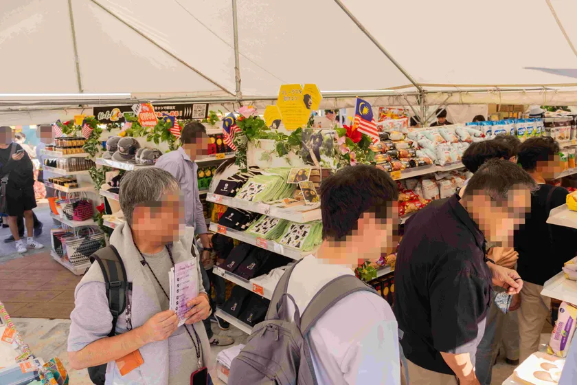 マレーシアフェア2024東京の様子(Halal2Go Mart)