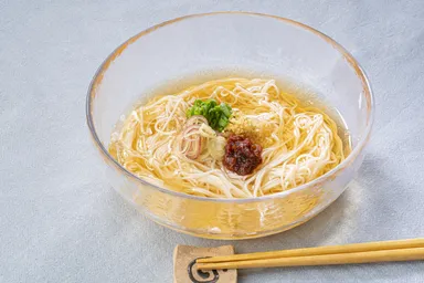そうめんにのせて