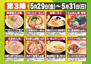 第3陣ラインナップ