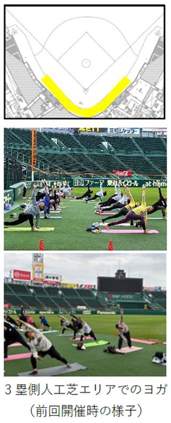 6月13日（土）開催・阪神甲子園球場で
エクササイズができる！
「グローバルウェルネスデー＆国際ヨガデー2026
 in阪神甲子園球場」
