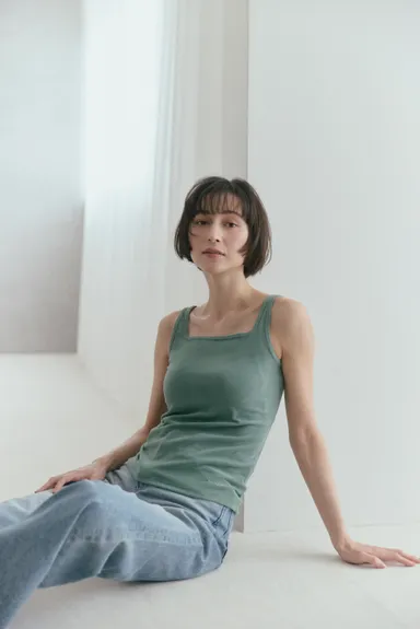Cup In Pile Tank Top2