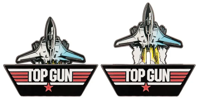 F-14が飛び出すピンバッジ