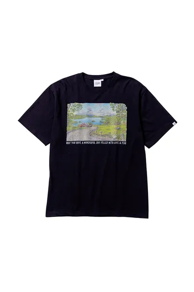 DAIWA×KOJI YAOITA S/S T-SHIRT(2)BLK