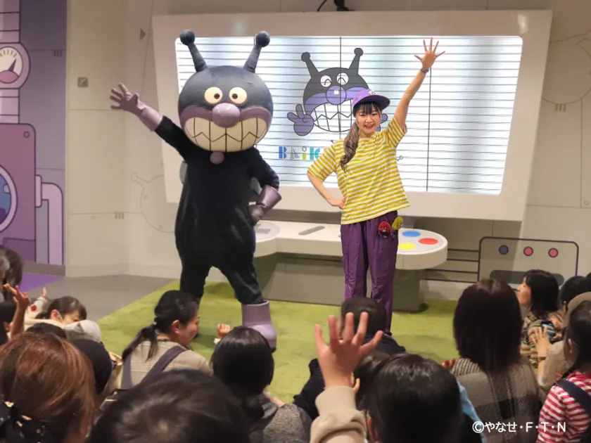 ばいきんまんが登場するイベント「ばいきんまんとみんないっしょに『ハヒフヘホ～』」※7/17まで　※平日限定
