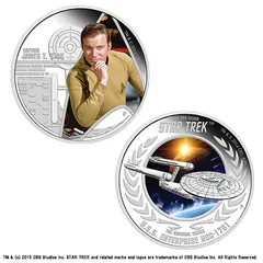 ジェームズ・T・カーク船長と U.S.S.エンタープライズNCC-1701号