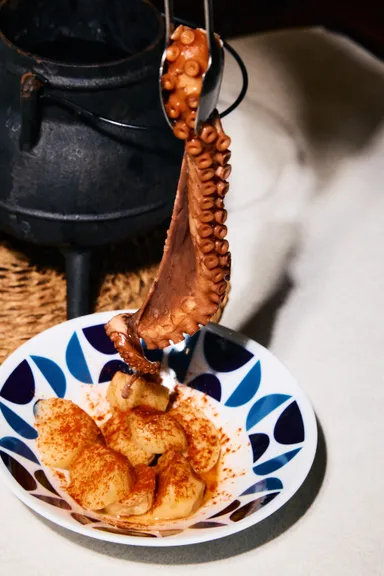 料理.タコのプルポアフェイラ