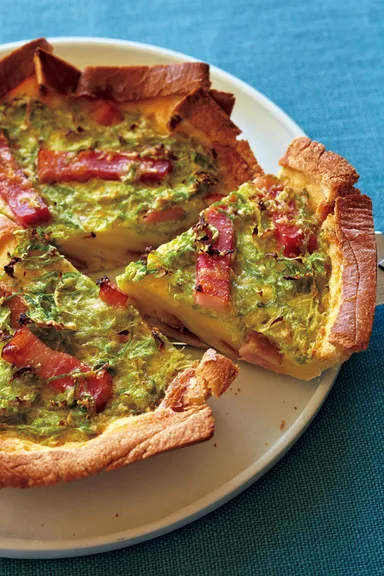 キャベツの食パンキッシュ