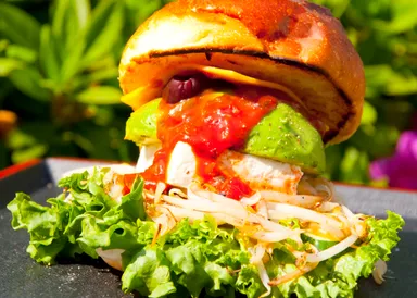 極上アボカドとうふバーガー