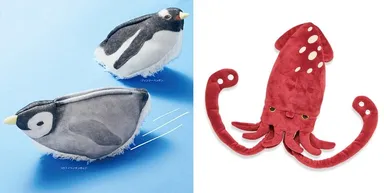 ペンギンスルスルー・ミニ、深海魚ポーチ