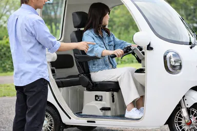 ビベルCOCOモデル　試乗のようす
