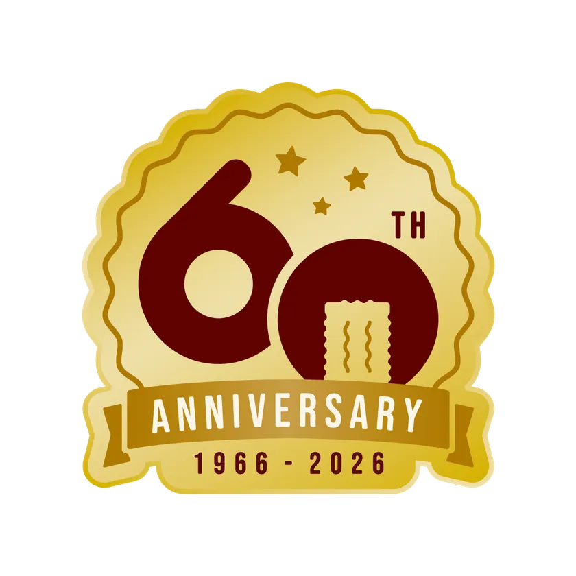 しるこサンド60周年記念ロゴ