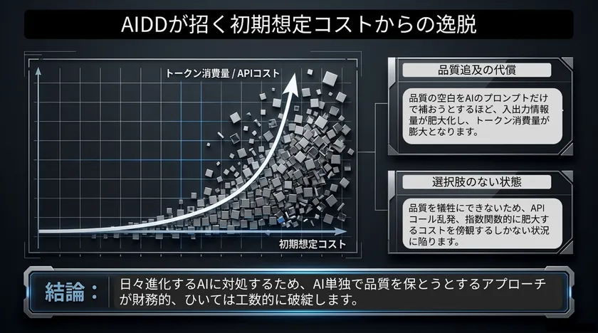 AIDDが招く初期想定コストからの逸脱
