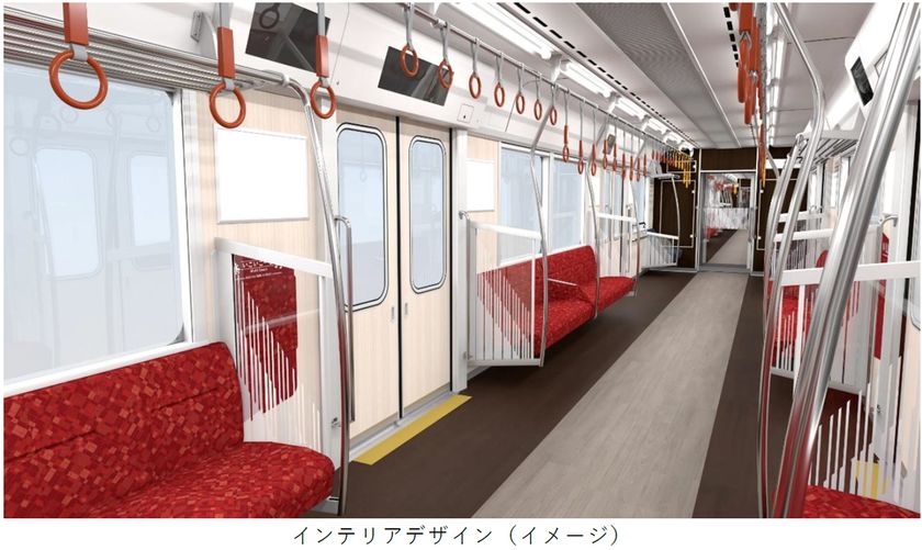 ◆2027年春導入!新型急行用車両3000系
インテリアデザインを決定!
~「開放感」を演出するとともに、
心地よく利用しやすい車内空間を目指します~