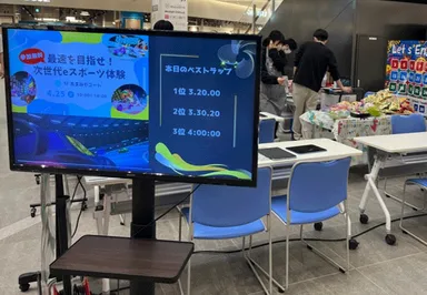 <東北のイベント会場での本実証の様子>