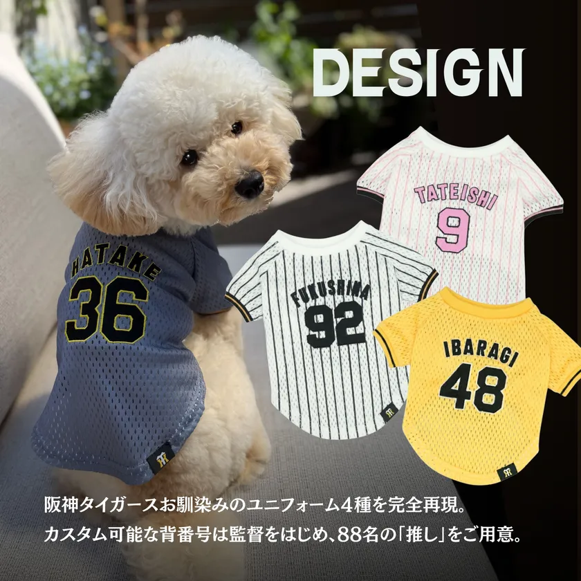 ユニフォームを踏襲した本格的なデザイン(C)阪神タイガース