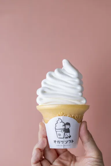 「オガワソフト ミルク」390円