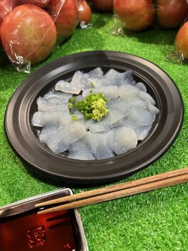 ふぐ刺し！？！？！？風こんにゃく