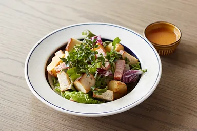 クレソンと揚げジャガ芋のサラダ