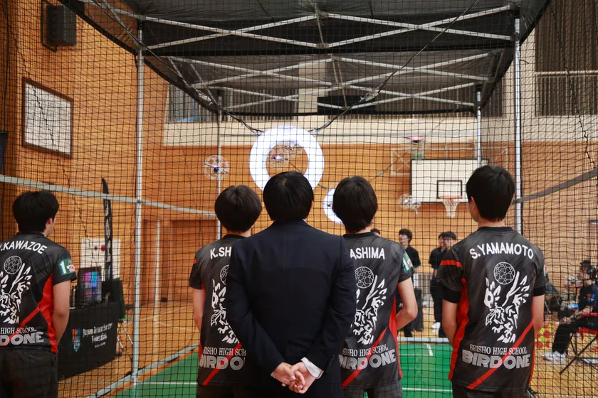 試合の様子(大阪府星翔高校)
