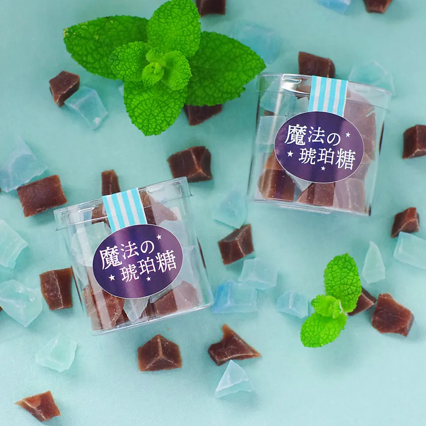 魔法の琥珀糖「チョコ×ミント」