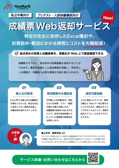成績表Web返却サービスご案内1
