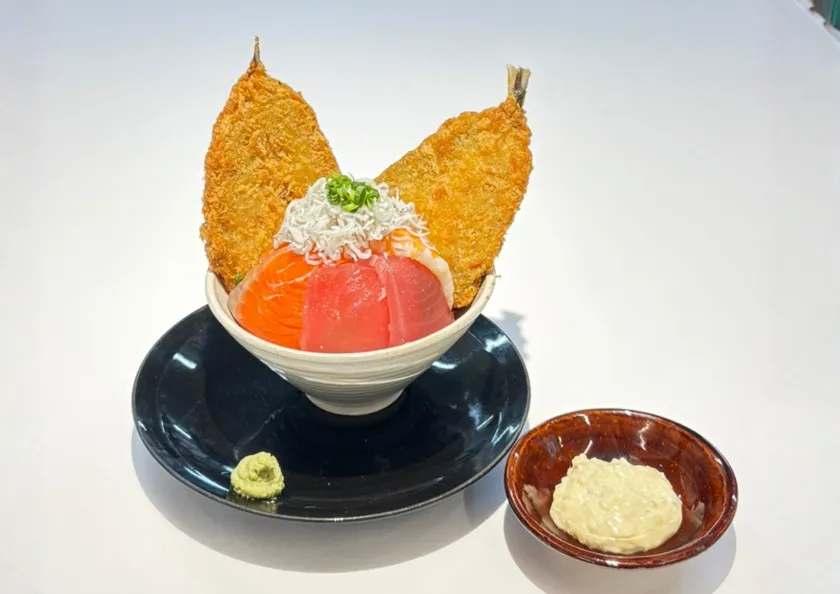 海鮮アジフライ丼
