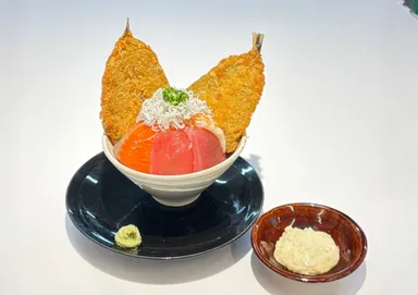 海鮮アジフライ丼