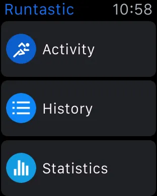 ランニングアプリのメイン画面