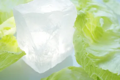 採掘した岩塩のかたまり