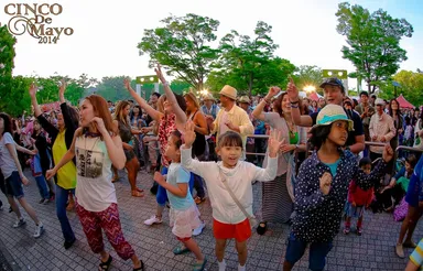 みんなで楽しくステップ