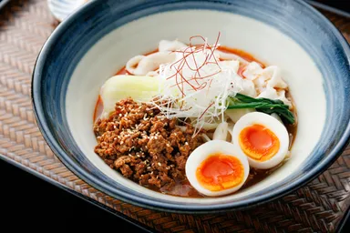 自家製肉みそ香る 担々ぶっかけほうとう