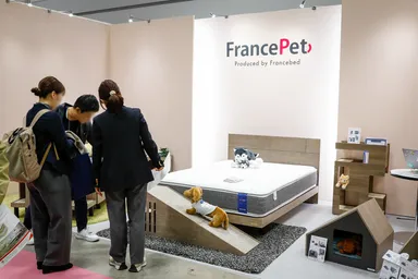 「ペットインテリア展」の展示ブース