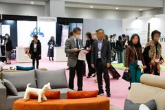 「ペットインテリア展」の会場風景