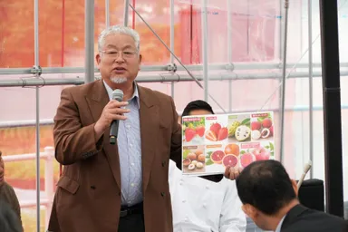 イチゴを中心に、高付加価値作物の栽培も検討(京都・石割農園 石割 照久氏)
