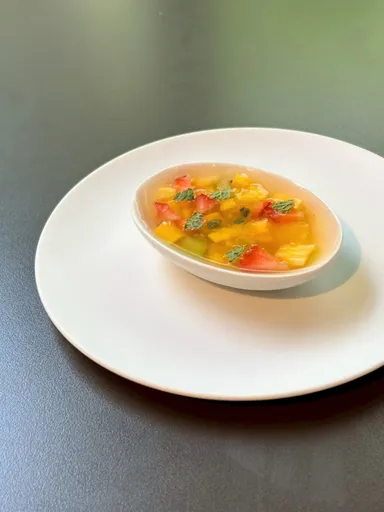 Soup aux fruits