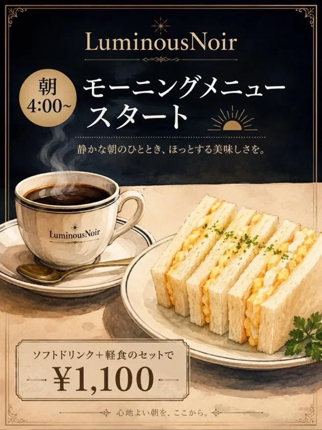 モーニングメニュー