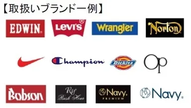 取扱いブランド一例
