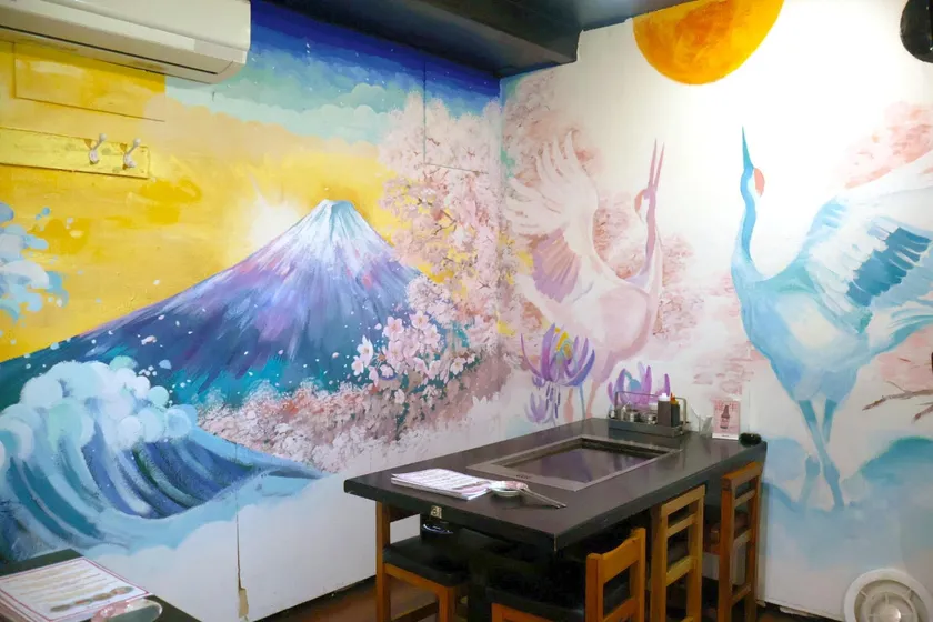 原宿さくら亭の壁画