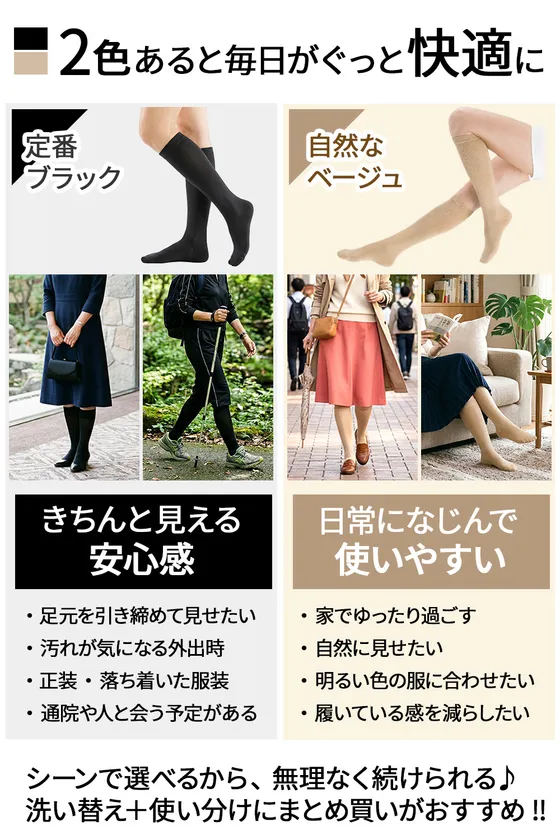 締メディカル カラー比較