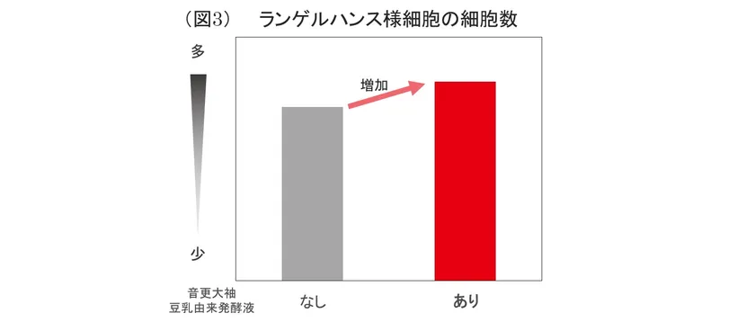 (図3)ランゲルハンス様細胞の細胞数