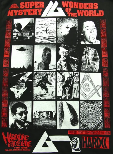 月刊 ムー 世界の16大不思議Tシャツ 3